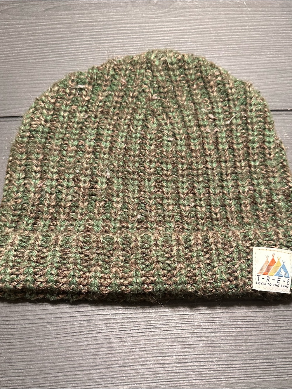 TREE Green Knit Beanie